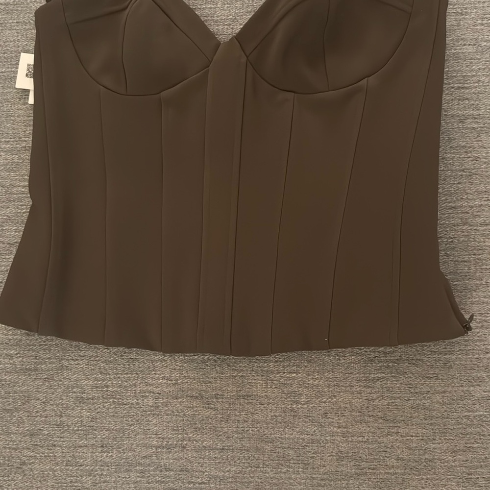 Brown Corset Top